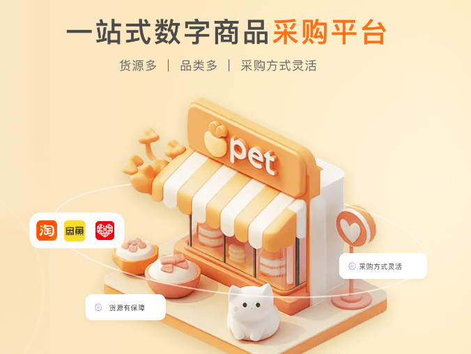 虚拟产品货源终端平台功能界面